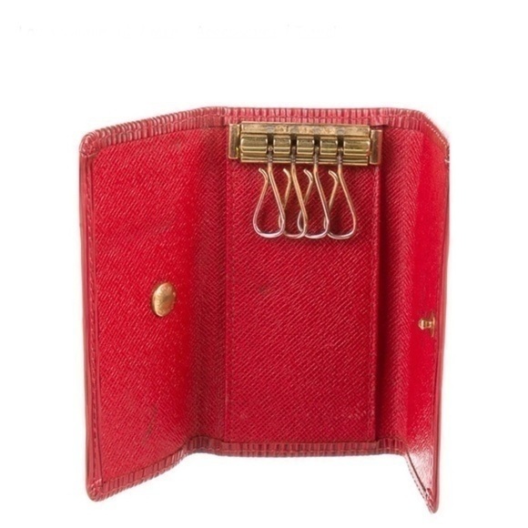 Louis Vuitton Epi Red Key Holder Wallet Multicles - Picture 5 of 9